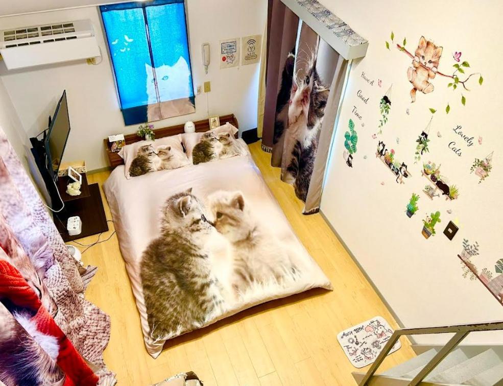 Shibuya Shinjyuku Cat House ! Lägenhet *